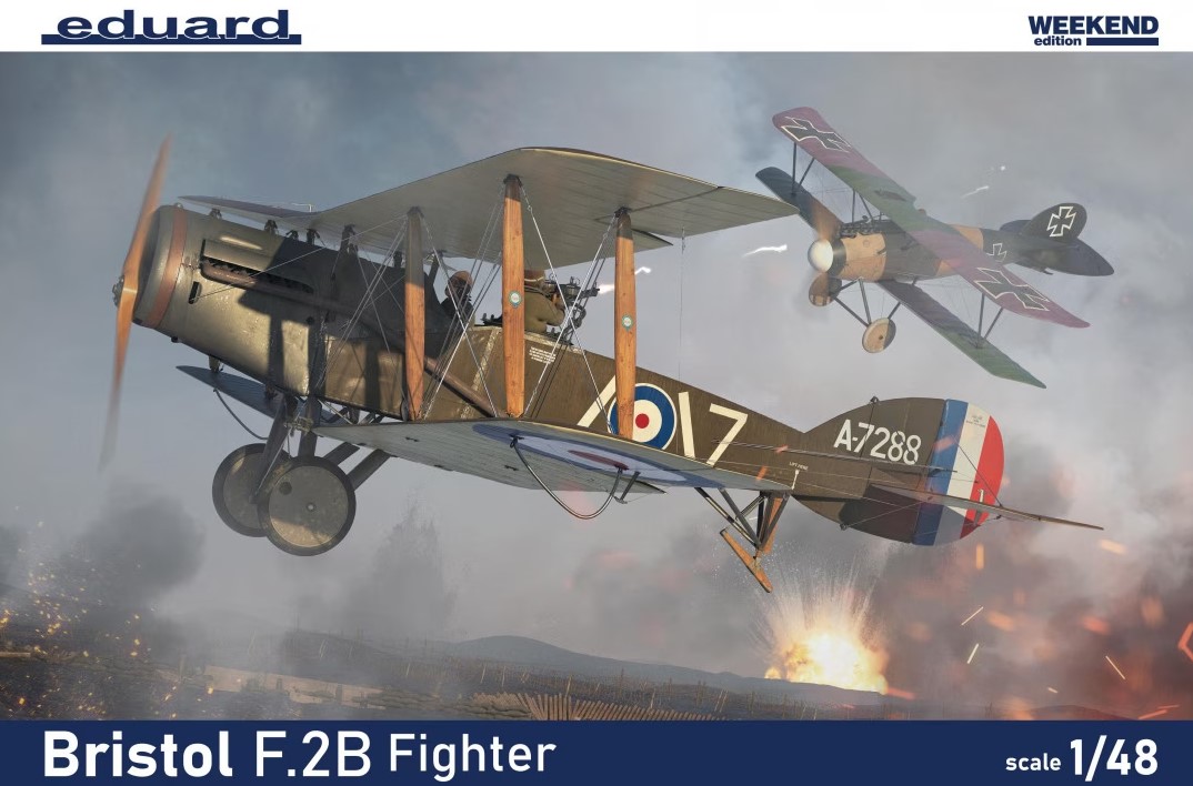 Model kit 1/48 Bristol F.2B Fighter The Weekend edition kit (Eduard kits) (damage box)