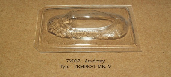 Vacu Canopy 1/72 Tempest Mk.V (ACAD) (Rob Taurus)
