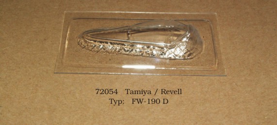 Vacu Canopy 1/72 Fw-190 D (TAM/REV) (Rob Taurus)