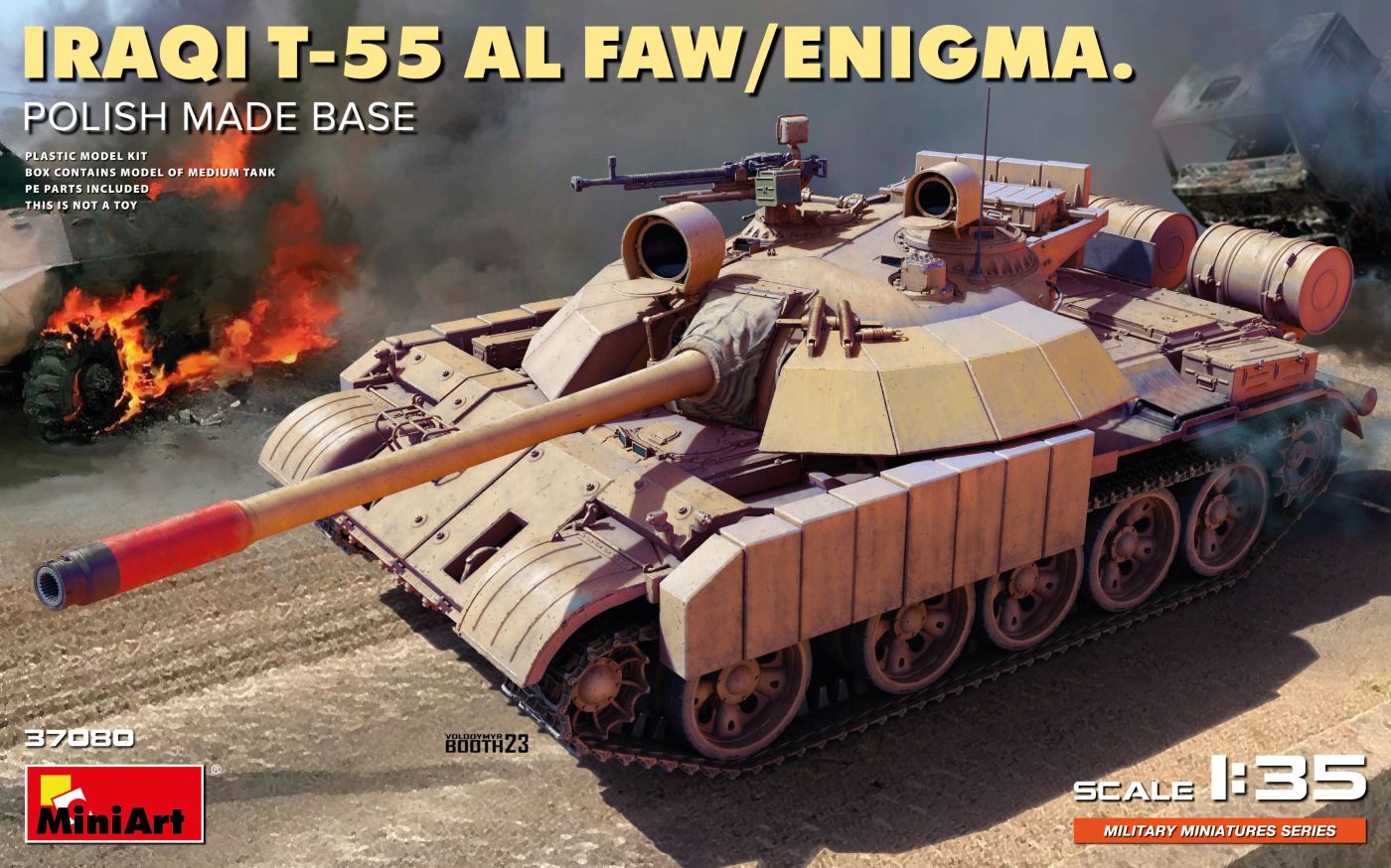 Model kit 1/35 Iraqi T-55 Al Faw/Enigma (MiniArt)