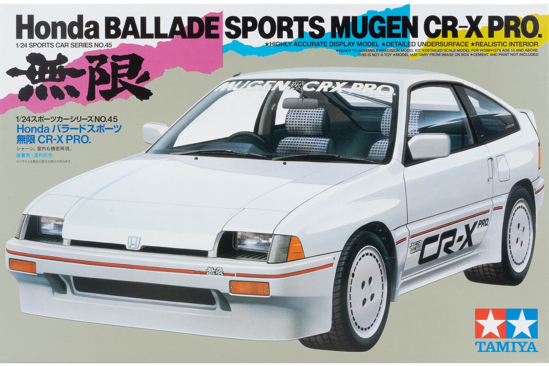 Model kit 1/24 Honda Mugen CR-X Pro (Tamiya)