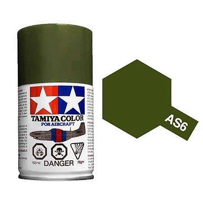 Spray paint AS-6 Olive Drab flat USAF (Tamiya) (100ml)