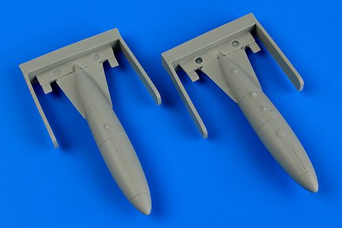 Additions (3D resin printing) 1/48 Mikoyan MiG-17 fuel tanks [MiG-17PF MiG-17PM] 