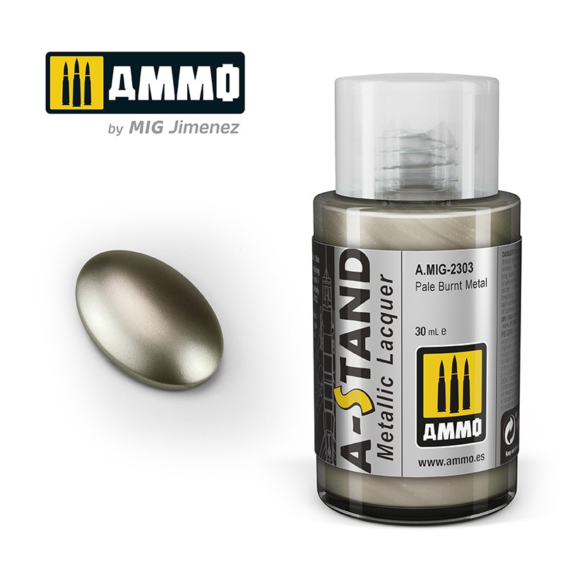 A-STAND Pale Burnt Metal (Ammo Mig) (30ml) 