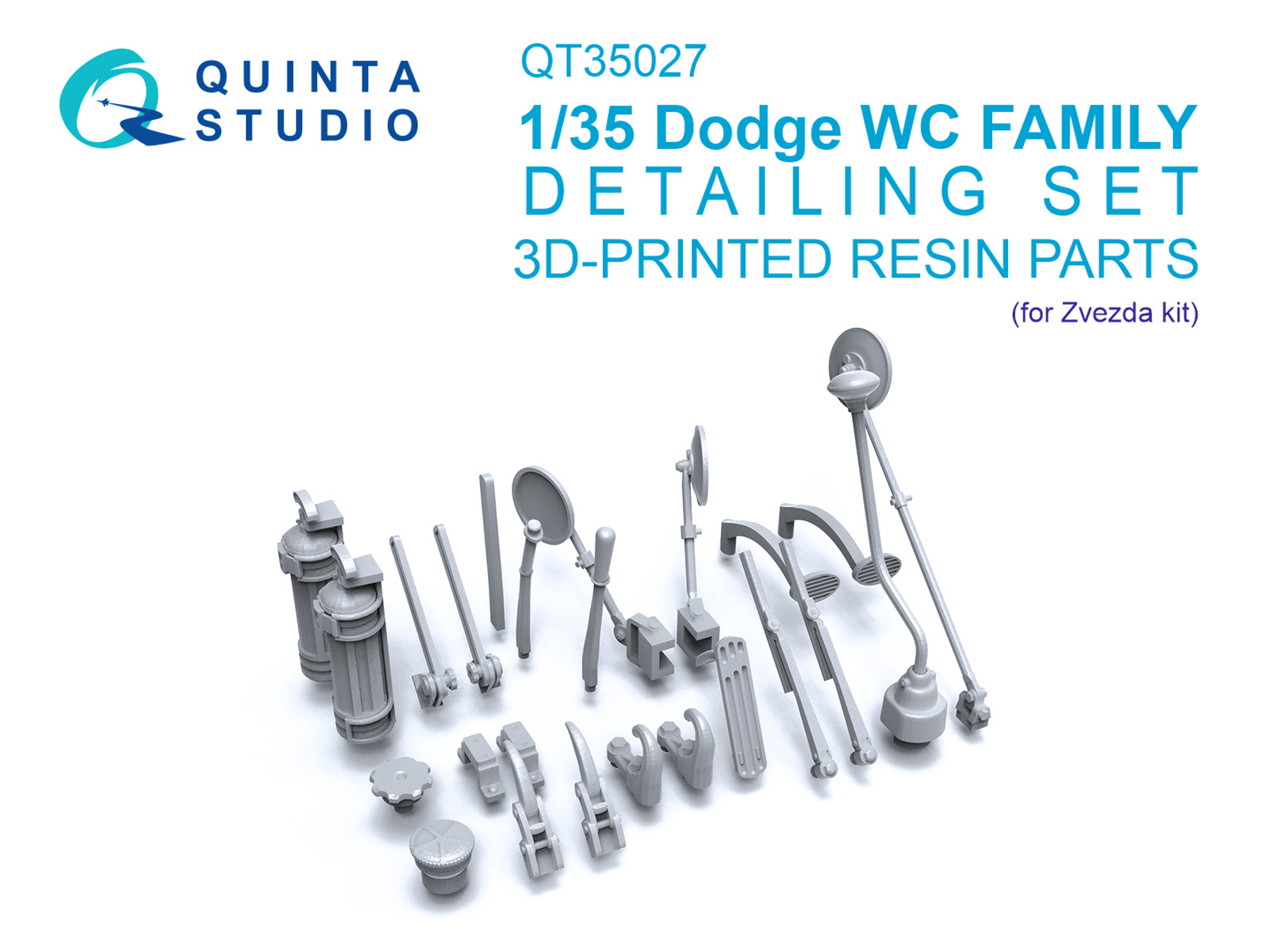 Dodge WC Family detailing set (Zvezda)