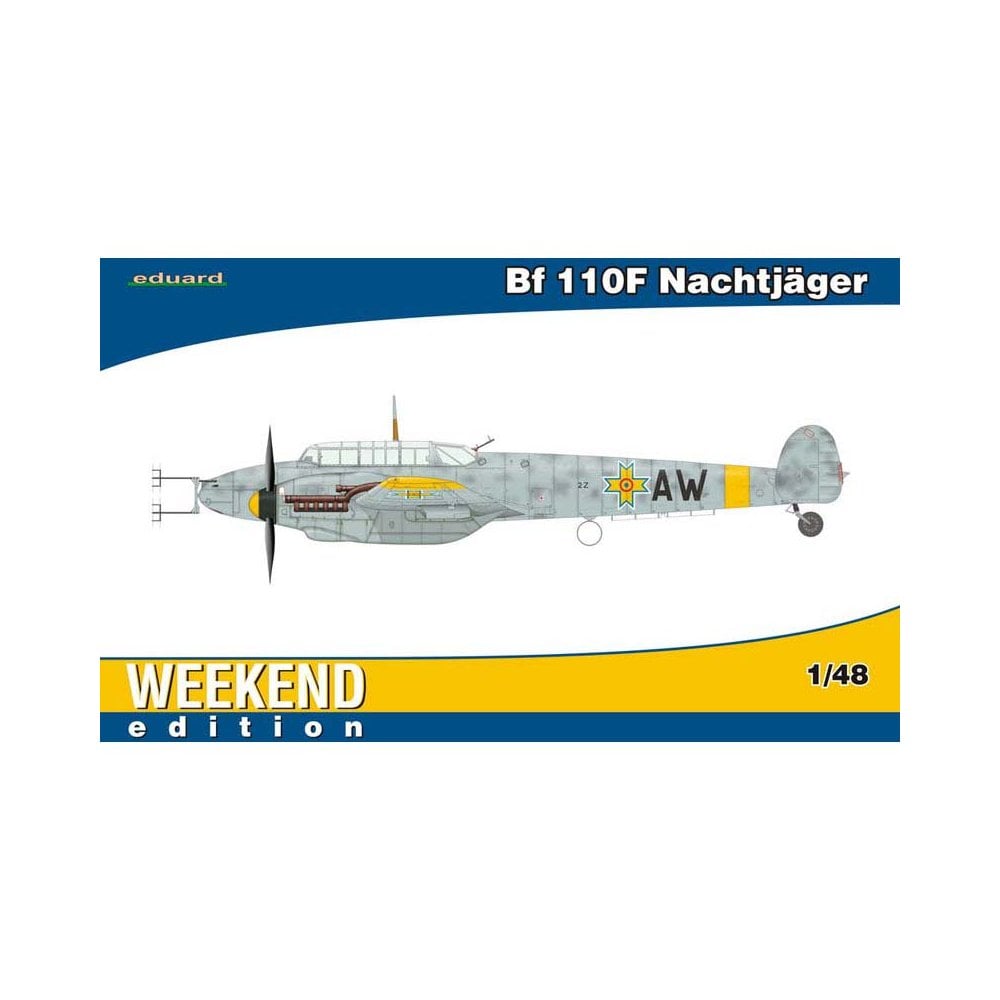 Model kit 1/48 Bf 110F Nachtjäger (Weekend Edit.) (Eduard kits)