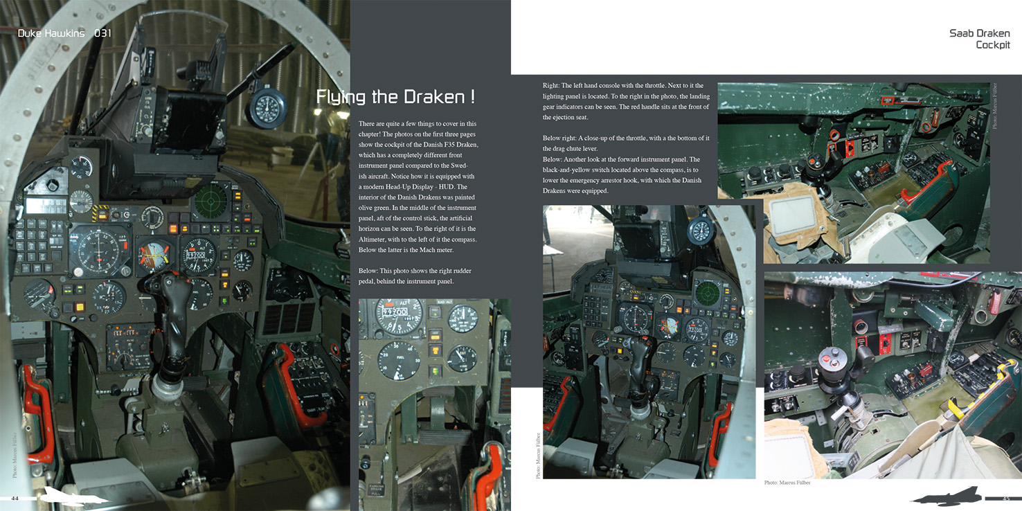 Aircraft books Duke Hawkins: Saab 35 Draken (HMH-Publications)