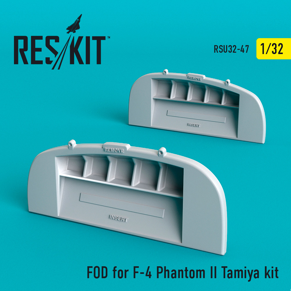 Additions (3D resin printing) 1/32 FOD for McDonnell F-4 Phantom II (designed to be used with Tamiya kits)