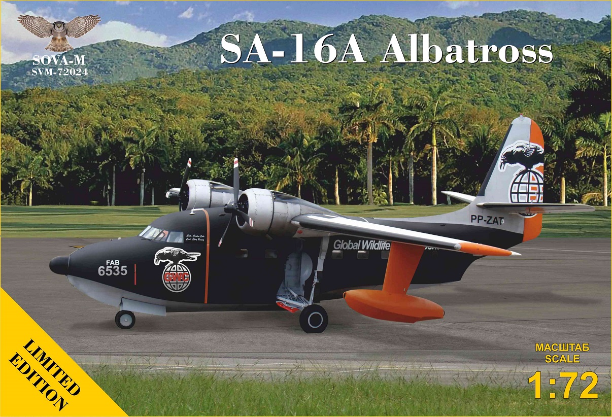 Model kit 1/72 SA-16A 'Albatross' flying boat (Sova-M)