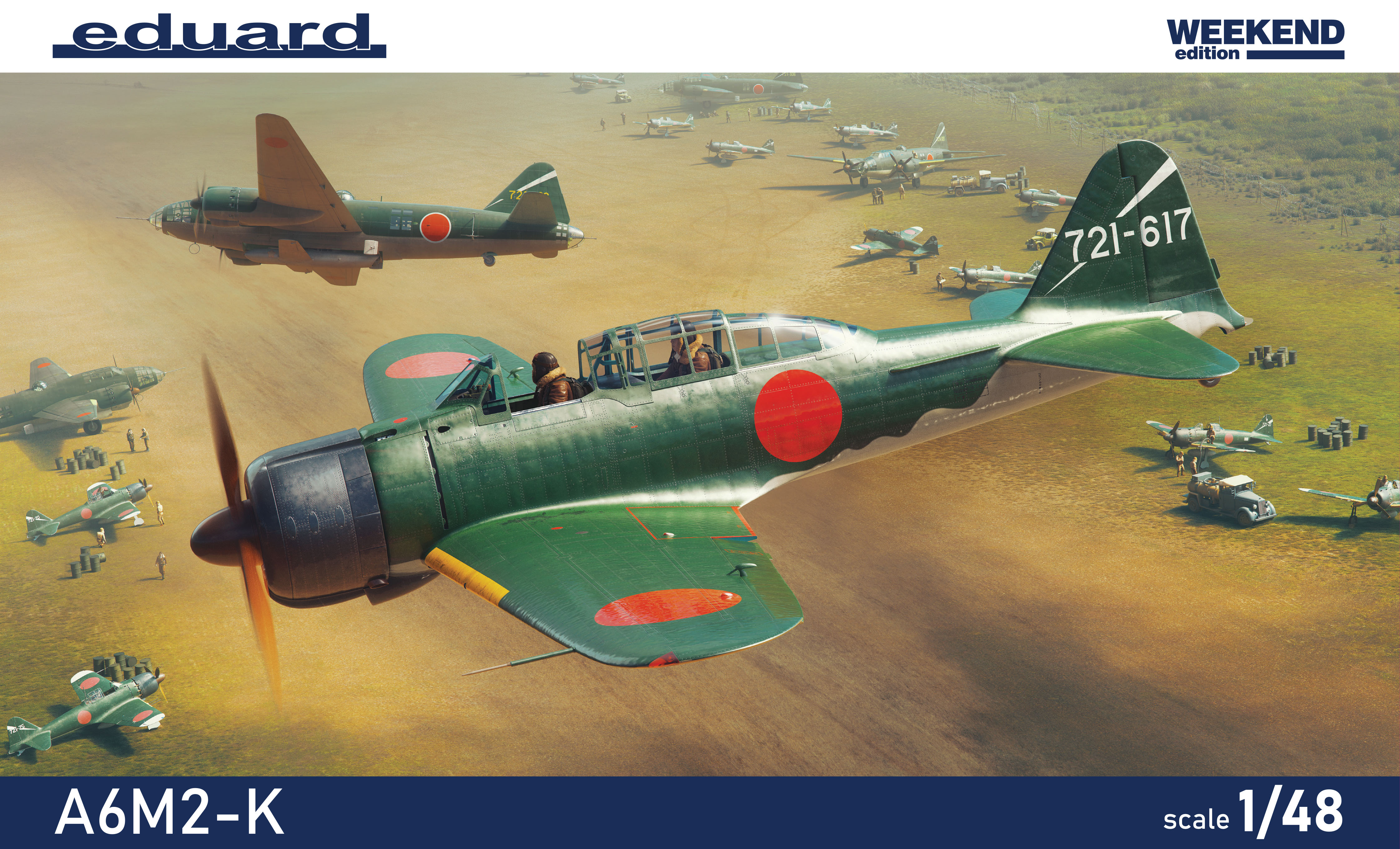 Model kit 1/48 Mitsubishi A6M2-K (Weekend edition) (Eduard kits)