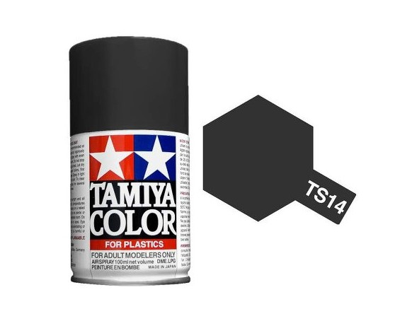Spray paint TS-14 Black (Tamiya) (100ml)