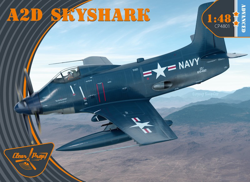 Model kit 1/48 Douglas A2D-1 Skyshark ADVANCED KIT (Clear Prop)