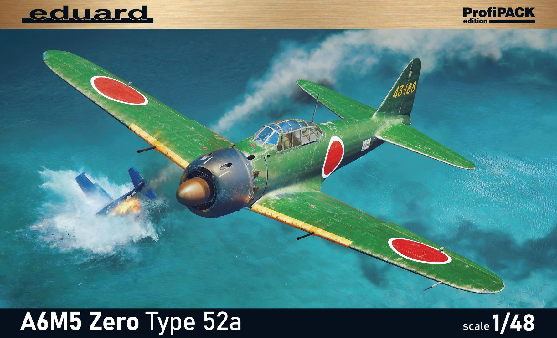 Model kit 1/48 Mitsubishi A6M5 Zero Type 52a ProfiPACK (Eduard kits)
