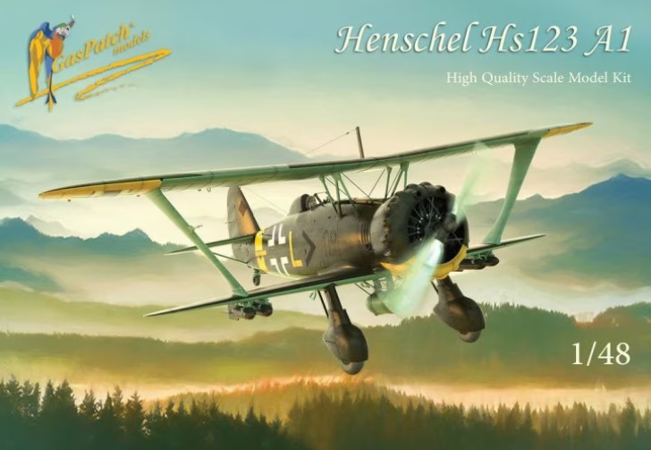 Model kit 1/48 Henschel Hs-123A-1 (GasPatch Models)