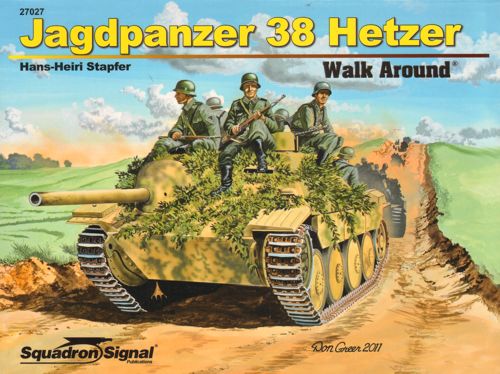 Aircraft books Jagdpanzer 38(t) 'Hetzer' (Walk Around Series) (Squadron Signal)