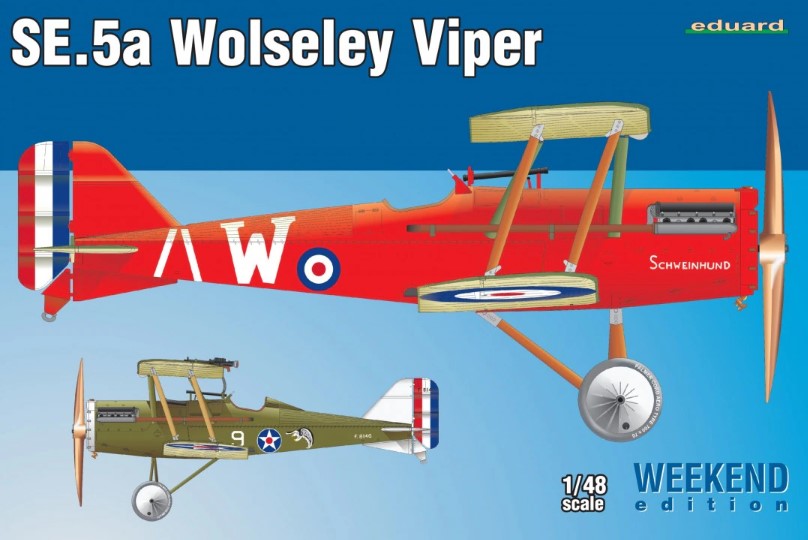 Model kit 1/48 SE.5a Wolseley Viper (The Weekend edition kit) (Eduard kits)
