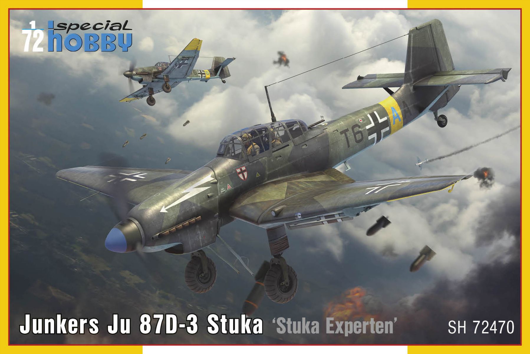 Model kit 1/72 Ju 87D-3 Stuka 'Stuka Experten' (3x camo) (Special Hobby)