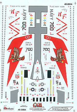 Decal 1/48 Lockheed S-3B Viking (1) (CAM)