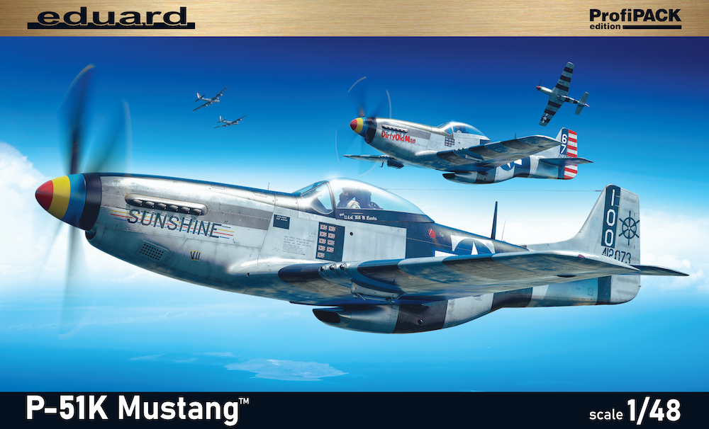 Model kit 1/48 North-American P-51K Mustang ProfiPACK edition (Eduard kits)