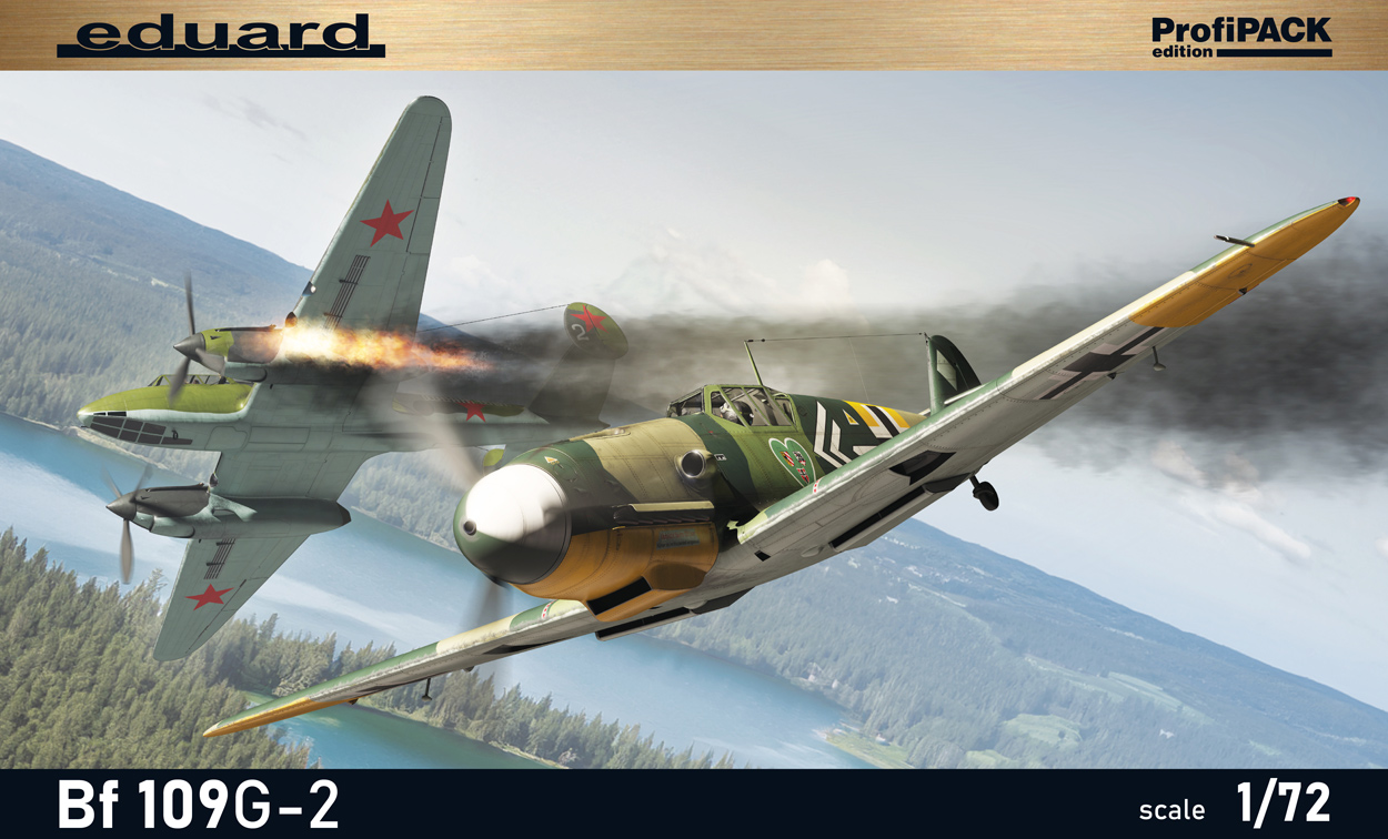 Model kit 1/72 Messerschmitt Bf-109G-2 The ProfiPACK edition (Eduard kits)