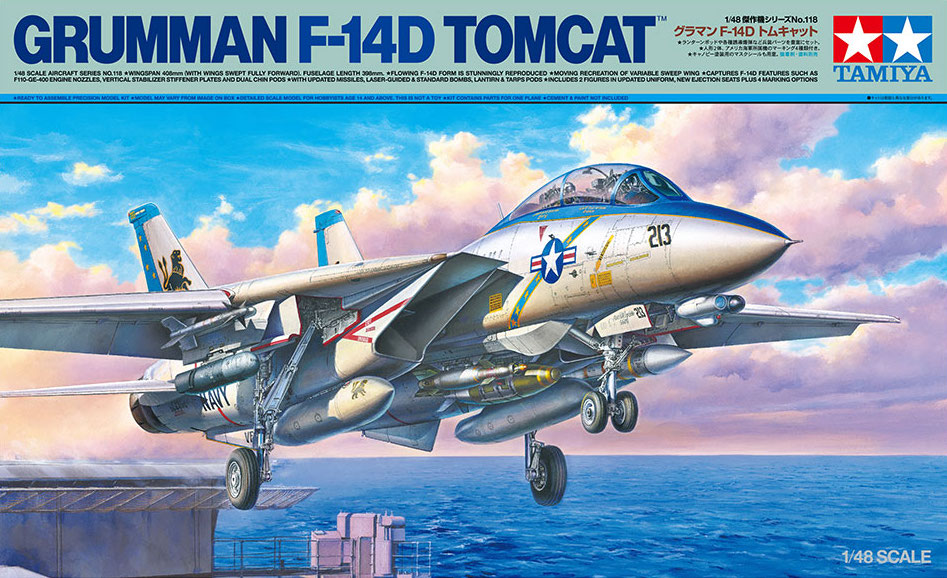 Model kit 1/48 Grumman F-14D Tomcat (Tamiya) (damaged box) 