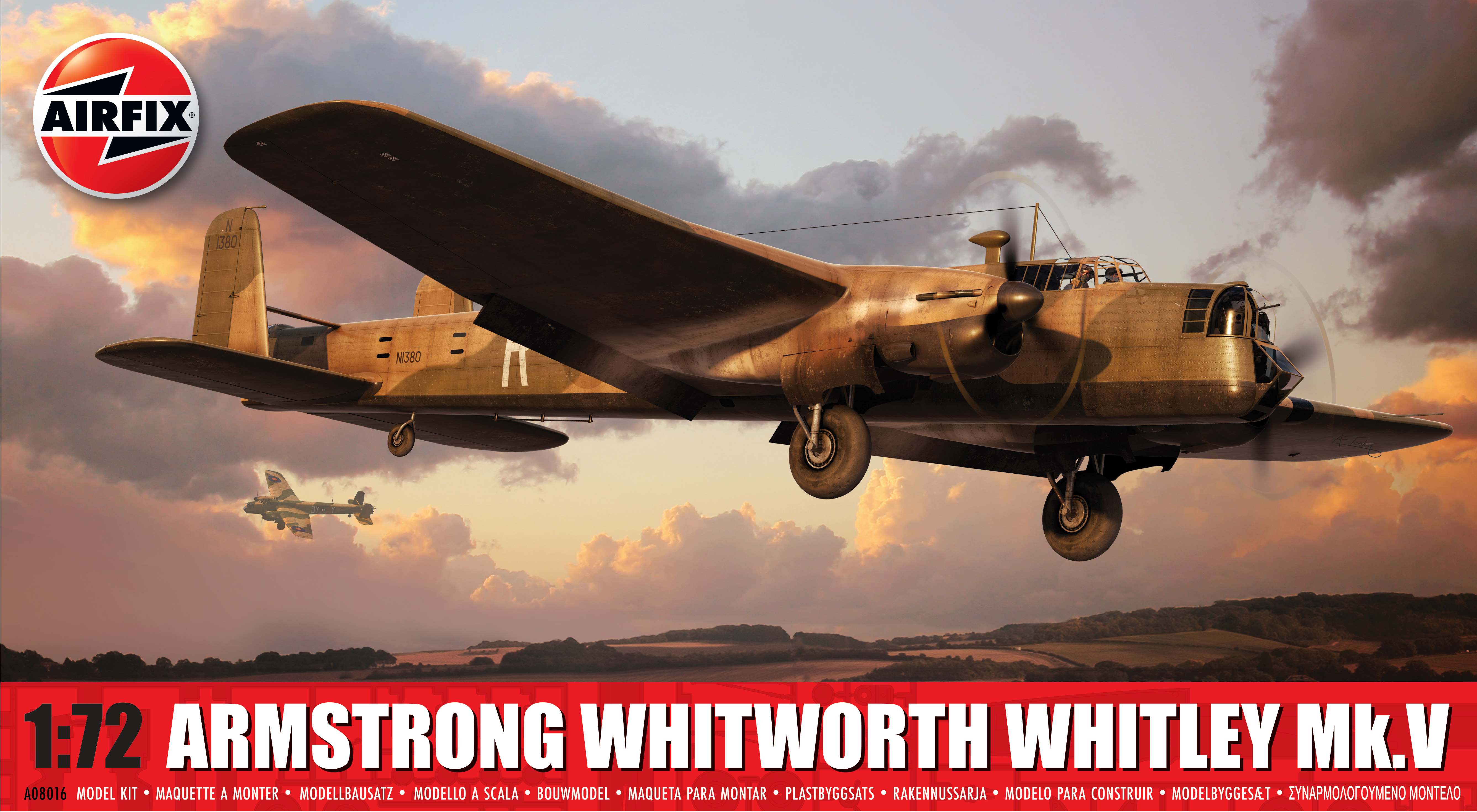 Model kit 1/72 Armstrong-Whitworth Whitley Mk.V (Airfix)