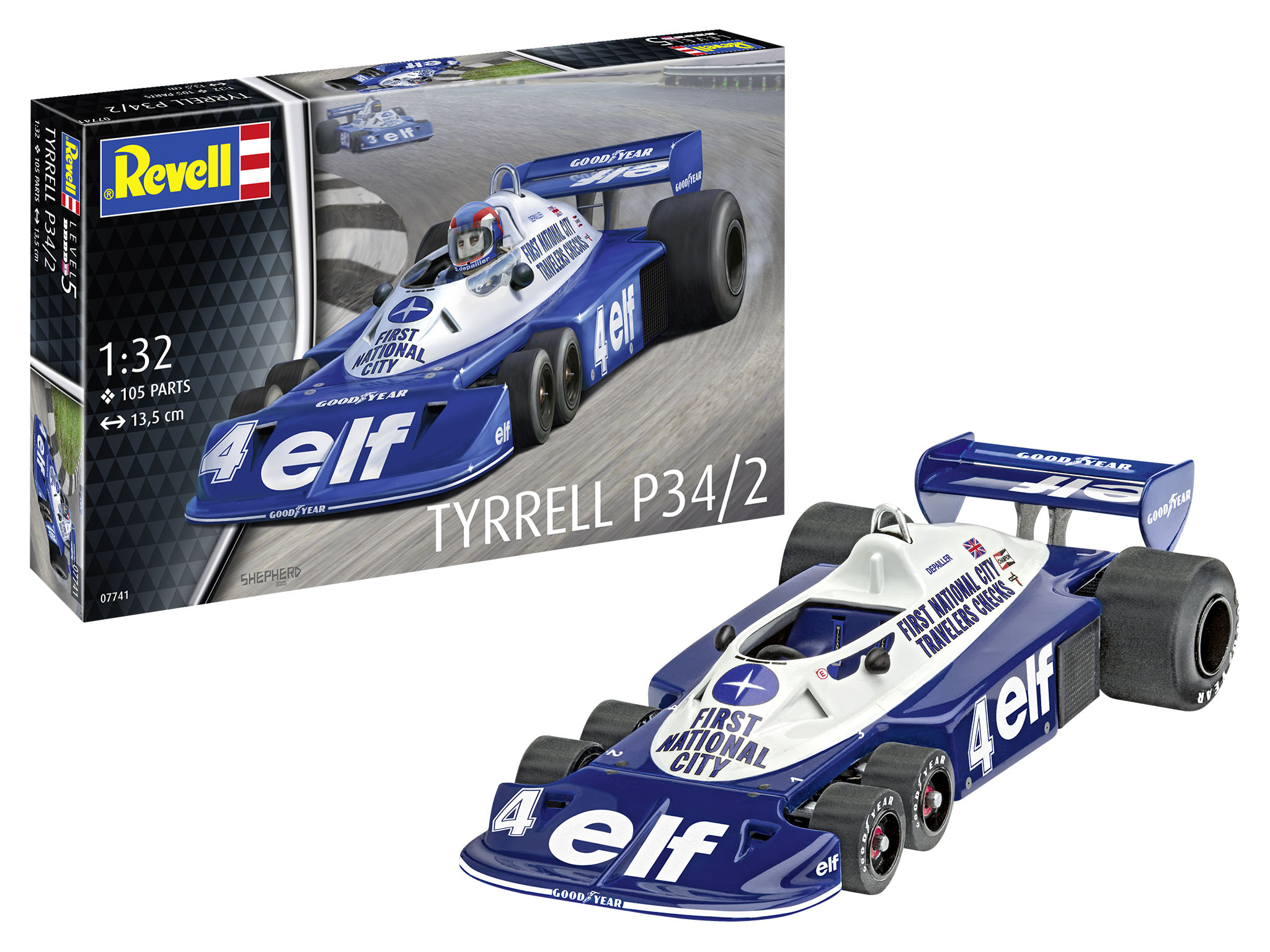 Model kit 1/32 Tyrrel P34-2 6-Wheeler (Revell)