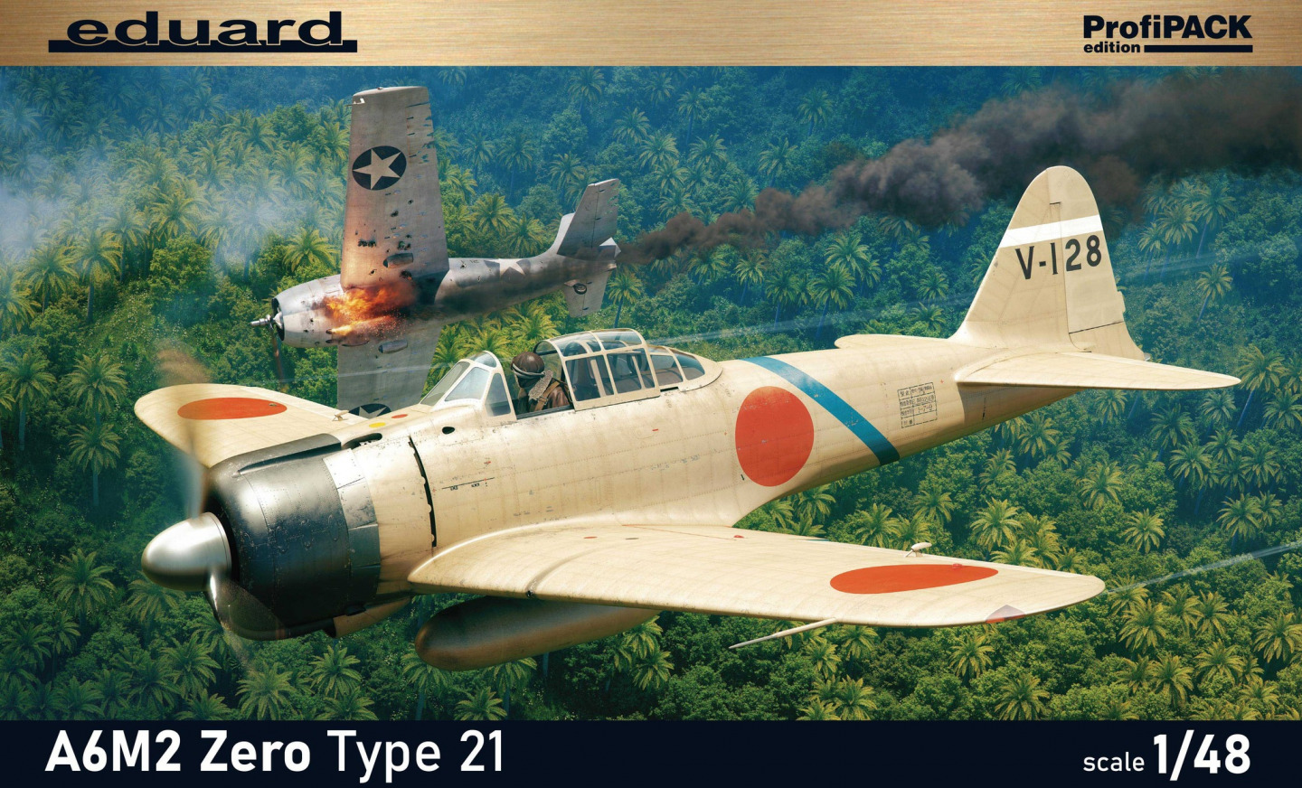 Model kit 1/48 Mitsubishi A6M2 Zero Type 21 ProfiPACK (Eduard kits)