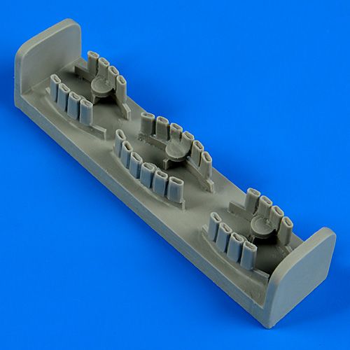 Additions (3D resin printing) 1/48 Dornier Do-217E-4/Do-217E-5 exhaust (designed to be used with Monogram and Revell kits)