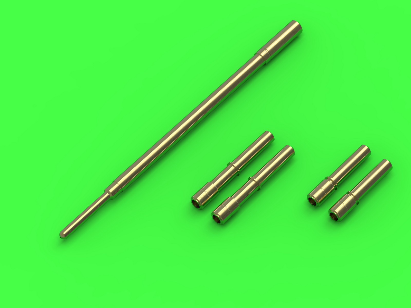 Aircraft detailing sets (brass) 1/32 Hawker Tempest Mk.II/Mk.V/Mk.VI and Hawker Fury/Sea Fury - Hispano Mk.V cannon barrel tips and Pitot Tube (designed to be used with Revell and Special Hobby kits) 