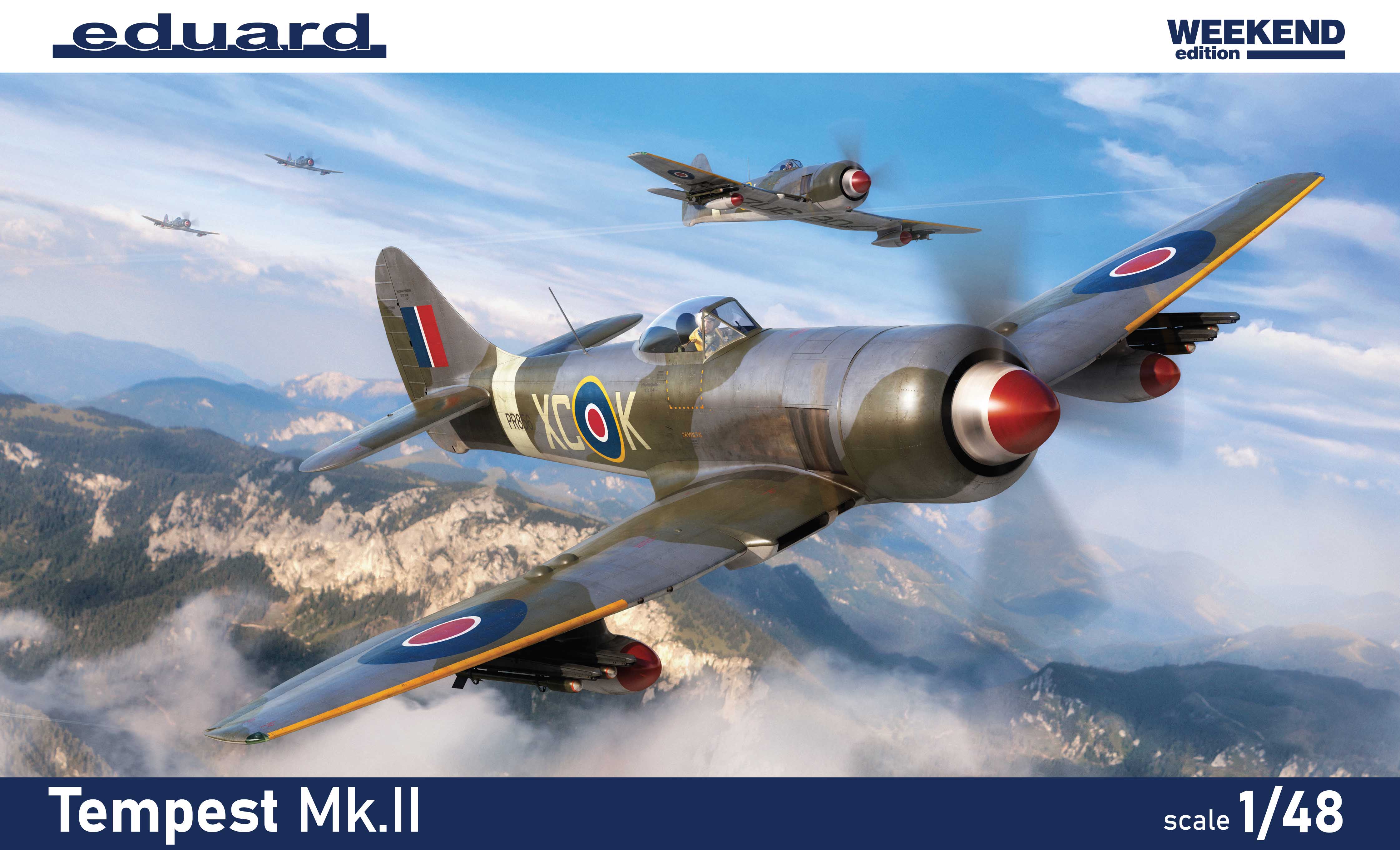 Model kit 1/48 Hawker Tempest Mk.II Weekend edition  (Eduard kits)