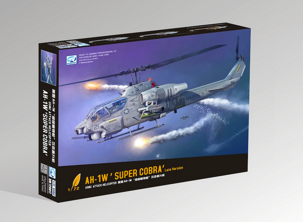 Model kit 1/72 Bell AH-1W Super Cobra (late version)(Dream Model) 