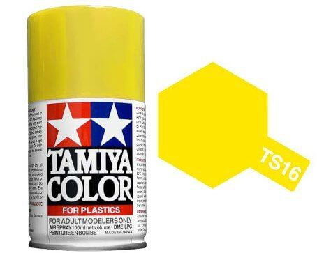 Spray paint TS-16 Yellow (Tamiya) (100ml)