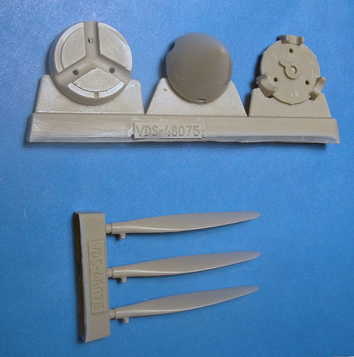 Additions (3D resin printing) 1/48 P-40E/N propeller&spinner (Hasegawa/Mauve/Eduard/AMT/Italeri) (Vector) 