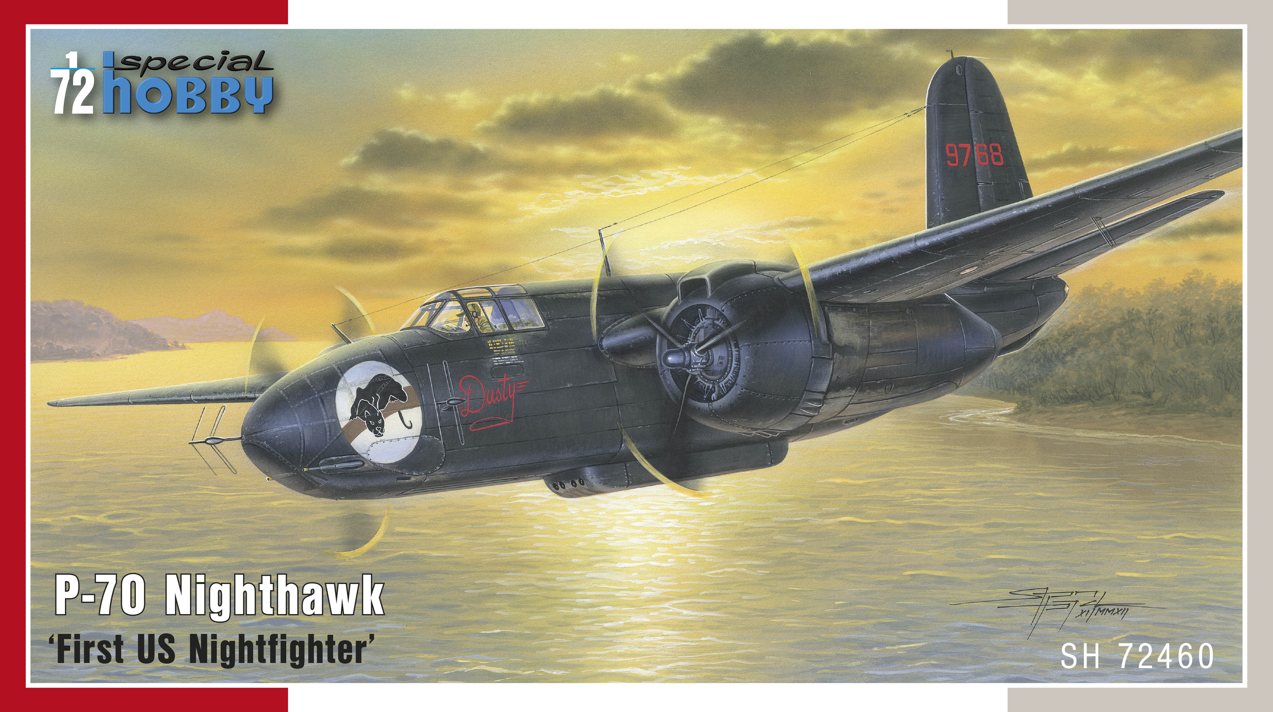 Model kit 1/72 P-70 Nighthawk 'First US Nightfighter' (Special Hobby)