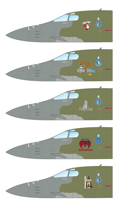 Decal 1/72 Strategic Air Command Rockwell B-1B Lancer (Caracal Models)