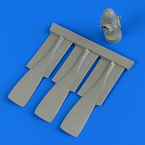 Additions (3D resin printing) 1/32 North-American T-28 Trojan propeller "B" (designed to be used with Kitty Hawk Model kits)