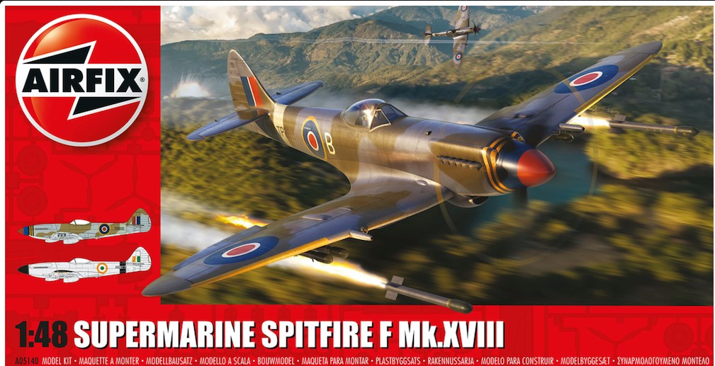 Model kit 1/48 Supermarine Spitfire F Mk.XVIII (Airfix)
