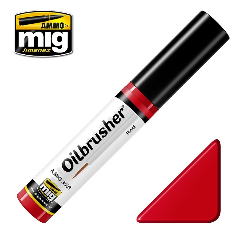 OILBRUSHER Red  (10mL) (Ammo Mig)