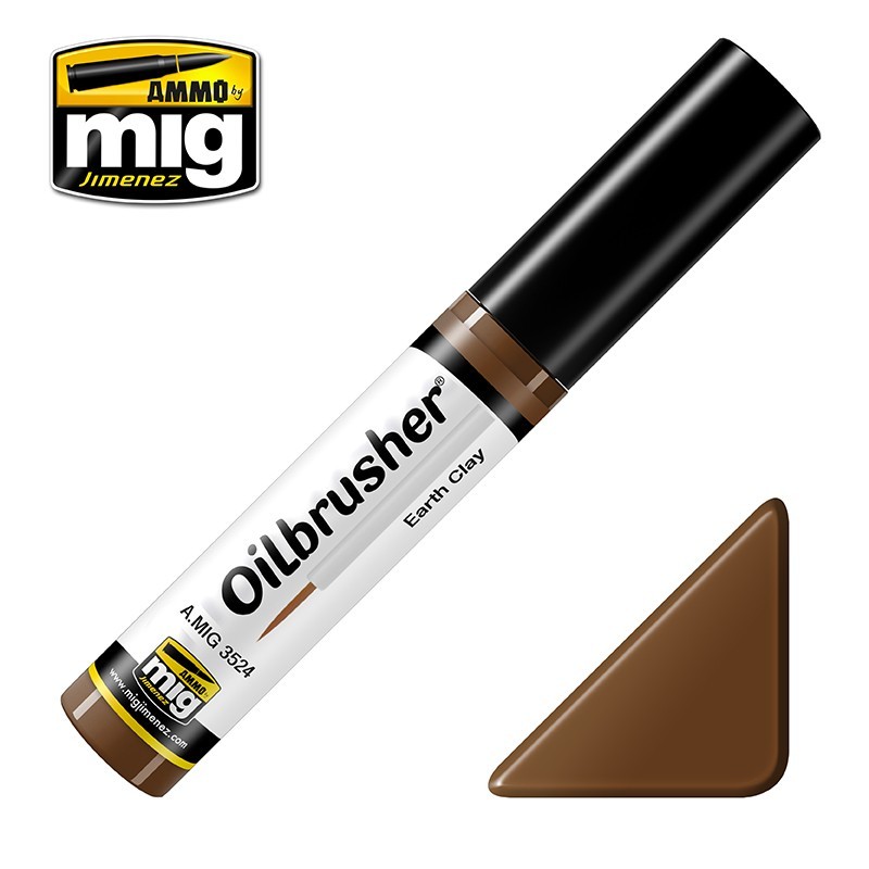 OILBRUSHER Earth Clay (10mL) (Ammo Mig)