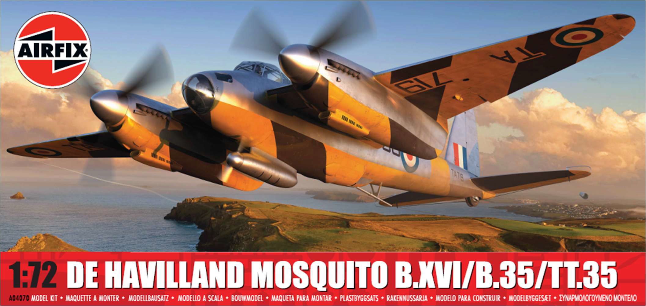 Model kit 1/72 de Havilland Mosquito B Mk.XVI/B.35/TT.35 (Airfix) (damage box)