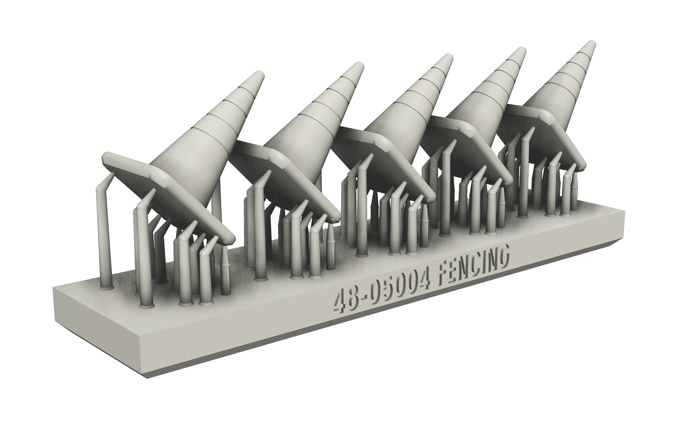 Additions (3D resin printing) 1/48 Signal cones (RESarm)