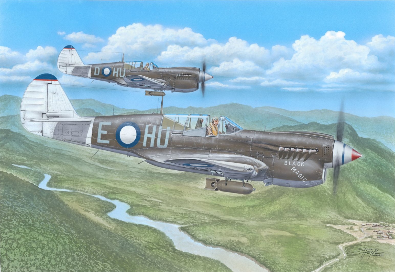 Model kit 1/72 Curtiss P-40N Warhawk / Kittyhawk Mk.IV (Special Hobby)