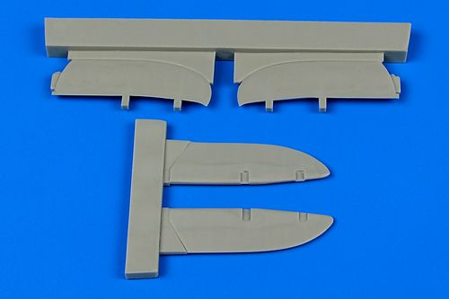 Additions (3D resin printing) 1/72 Polikarpov I-153 Chaika control surfaces (designed to be used with ICM kits) 