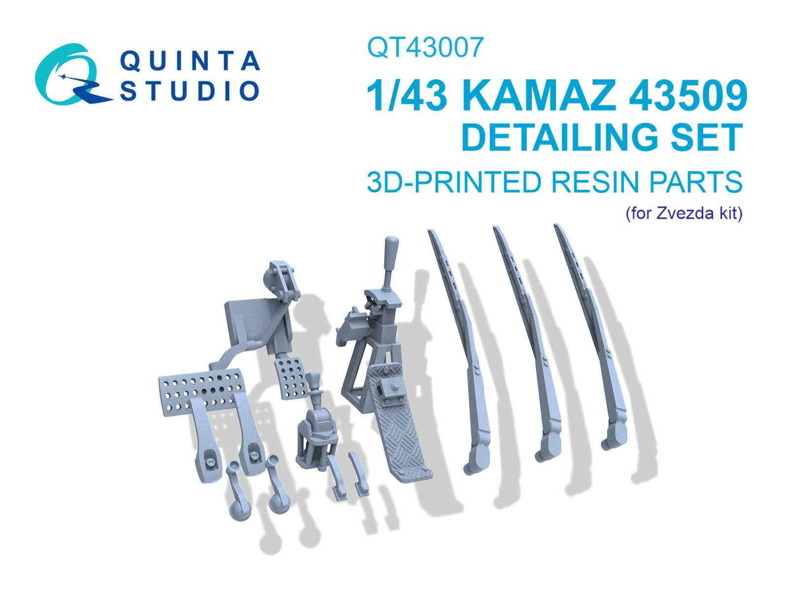 KAMAZ 43509 Detailing set (Zvezda)