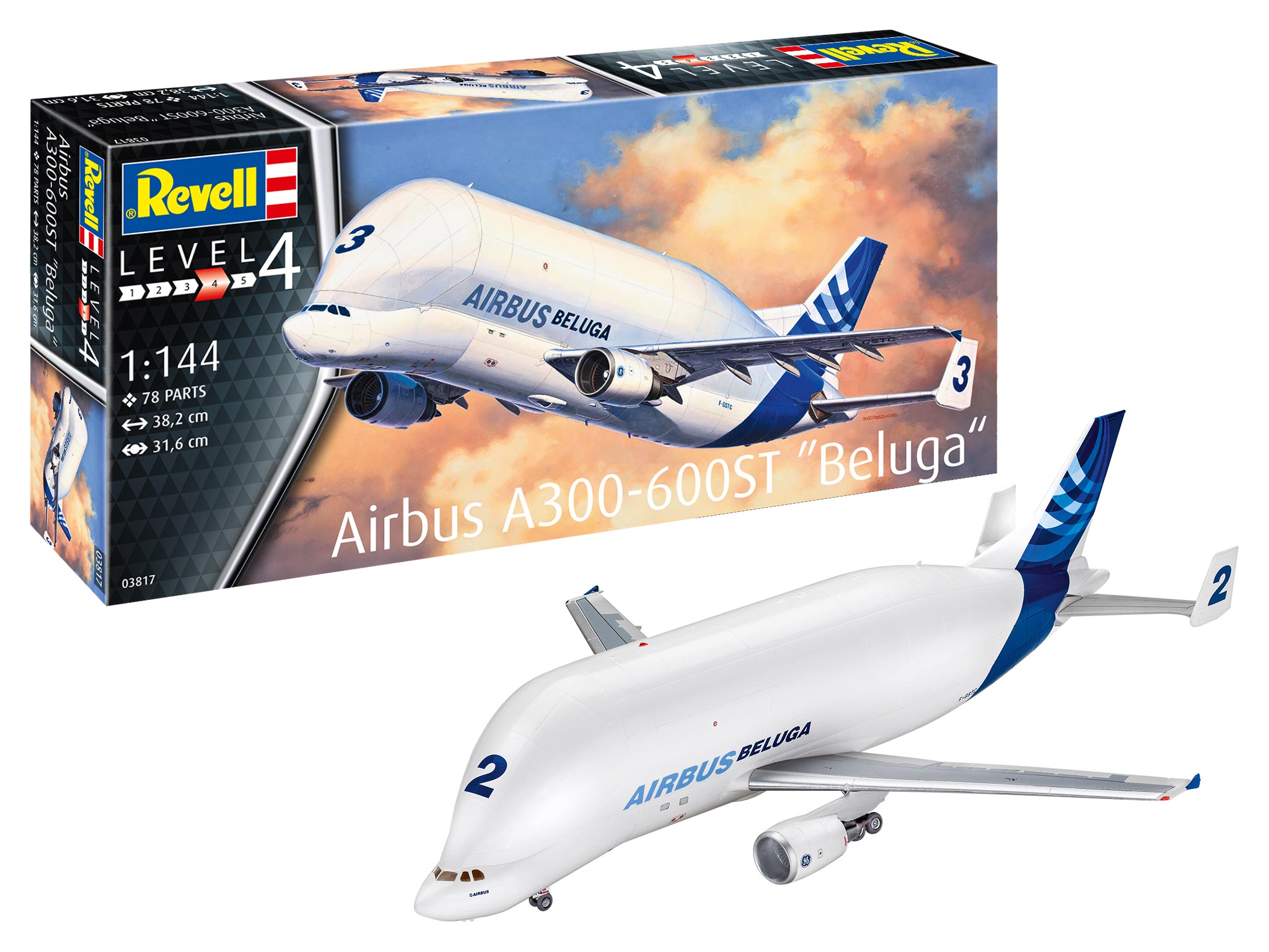 Model kit 1/144 Airbus A300-600ST Beluga (Revell)