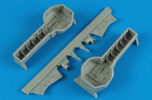 Additions (3D resin printing) 1/32  Mitsubishi A6M5 Zero wheel bay (designed to be used with Tamiya kits) 