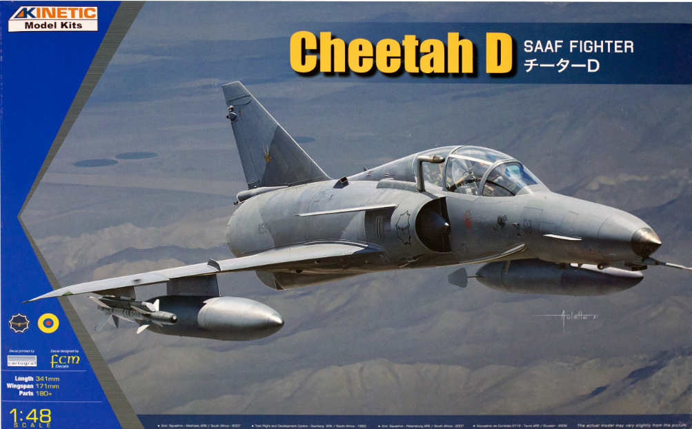 Model kit 1/48 Cheetah D SAAF Fighter (Kinetic Model Kits)