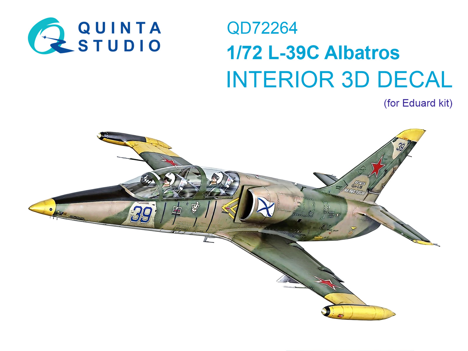 L-39C Albatros 3D-Printed & coloured Interior on decal paper (Eduard)