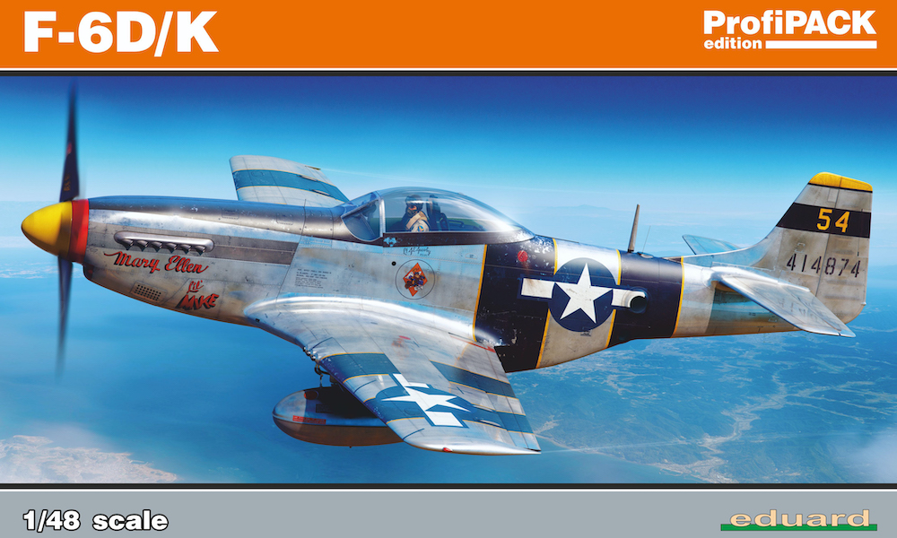 Model kit 1/48 North-American F-6D/K Mustang Profipack edition (Eduard kits)